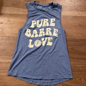 Pure barre love tank size small